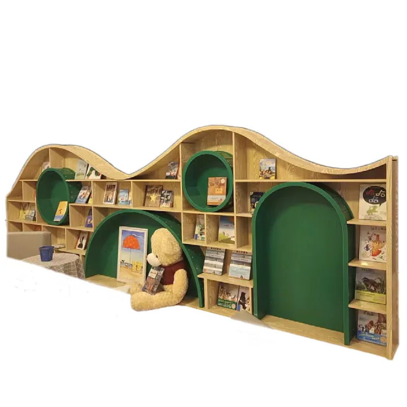 Curved Wall Bookshelf, E0 Grade