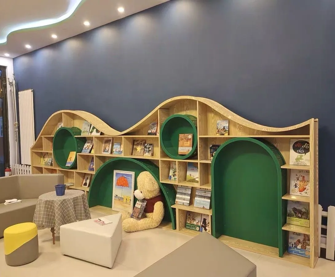 Curved Wall Bookshelf, E0 Grade