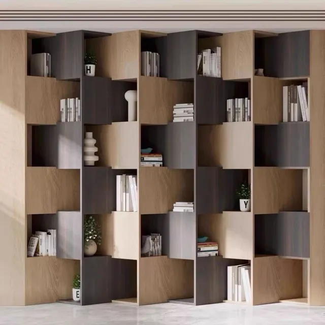 45° Angled Corner Bookshelf