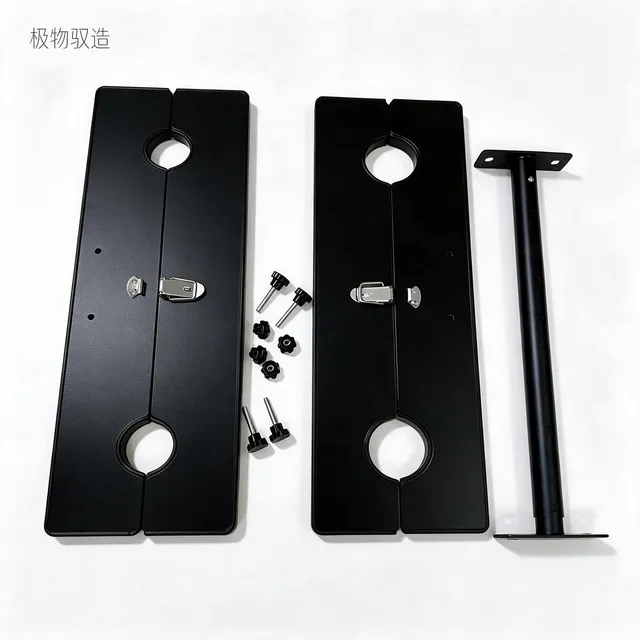Ankle Stocks Pair with Locking Latches and Post