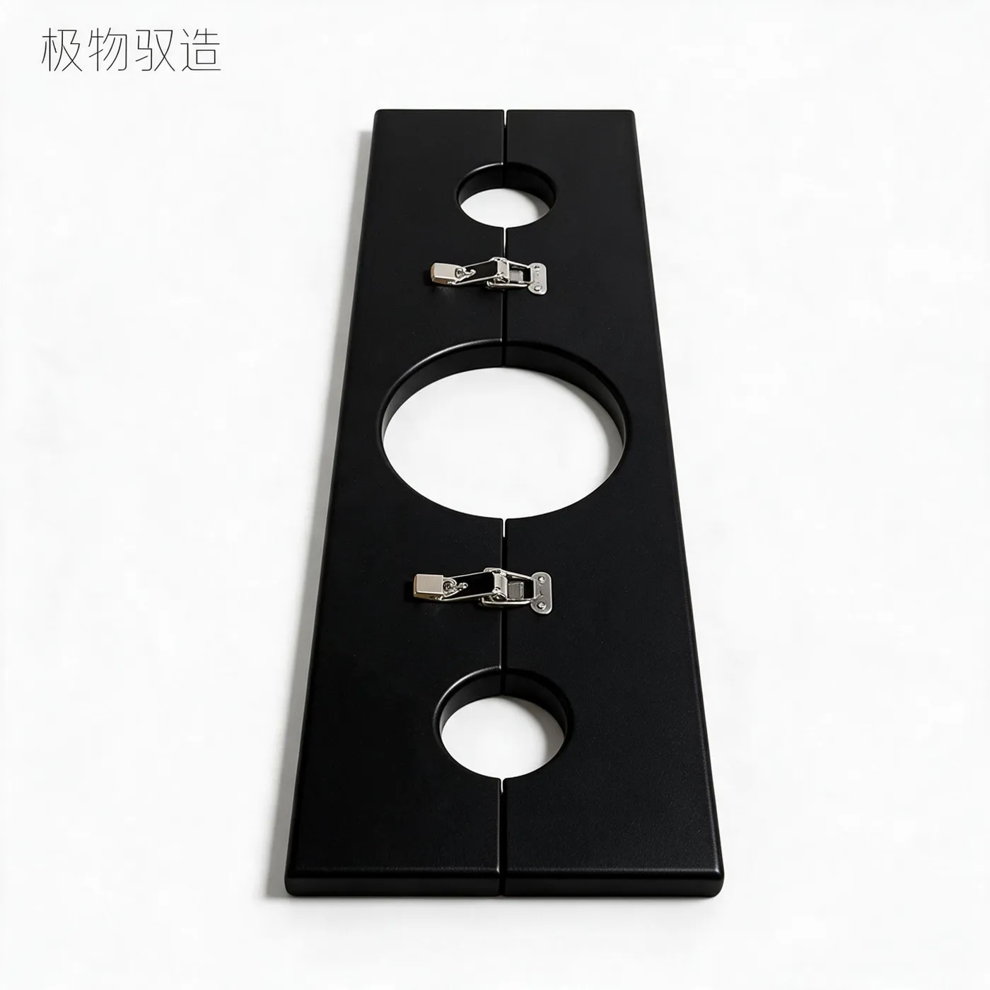 Wooden Pillory Stocks Board — Neck & Wrist Restraint