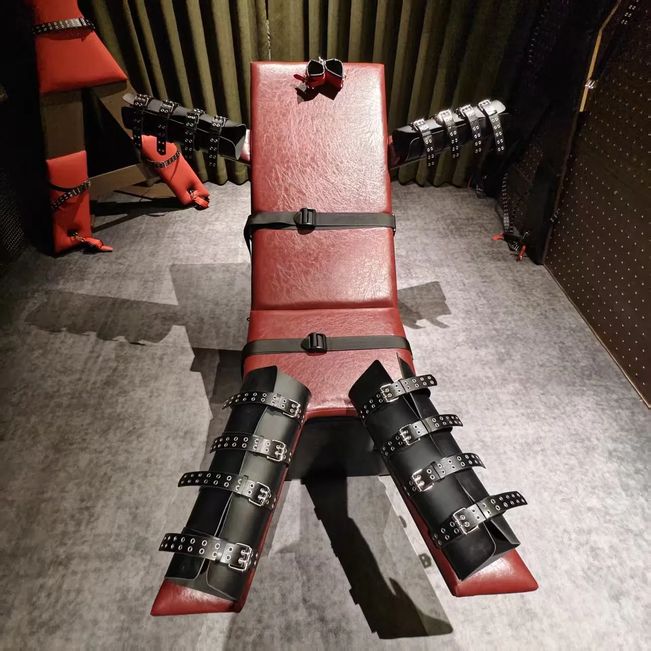 Multi-Position Restraint Chair with Upholstered Base and Straps