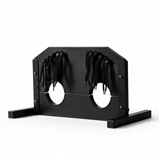 Tabletop Wrist & Ankle Stocks Board (Split Pillory Restraint, Tickle-Play)