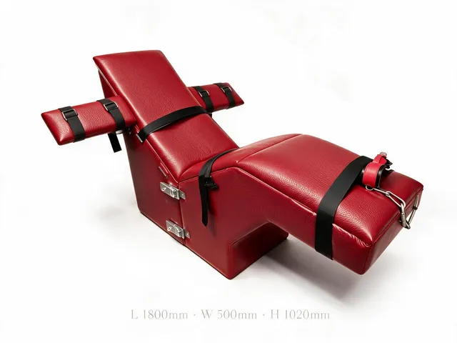 Red PU Multi-Position Restraint Lounger